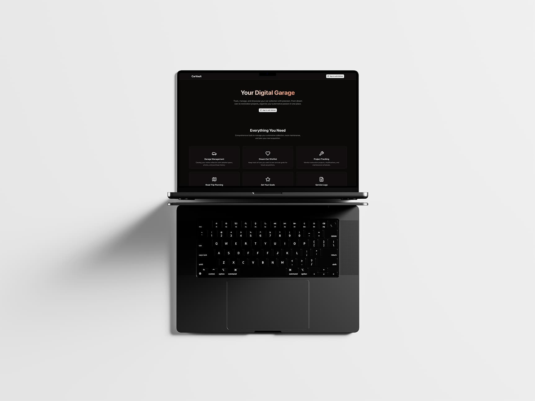 CarVault - Car Tracking Website